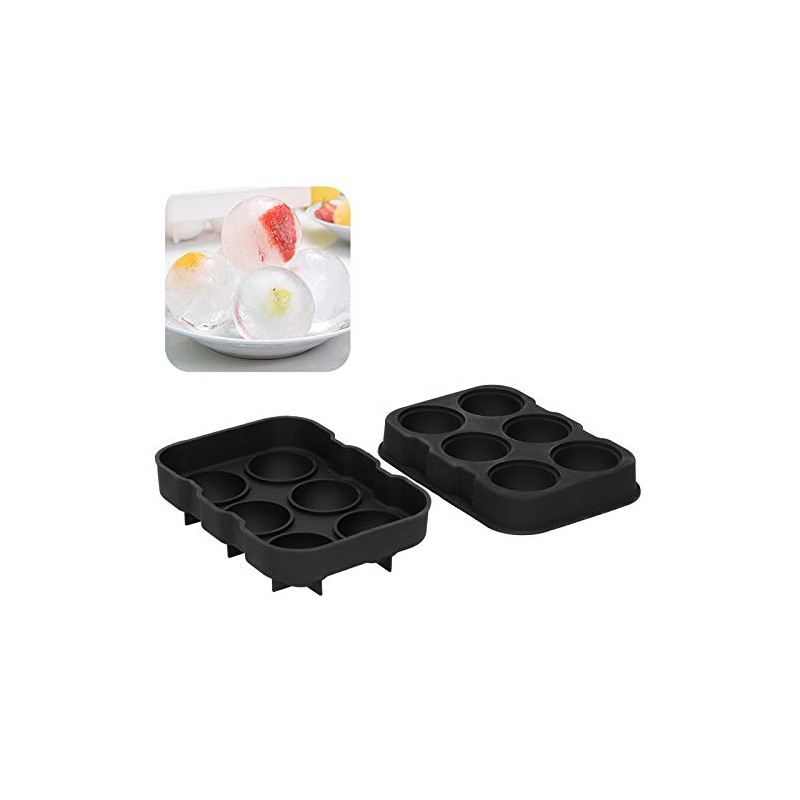 Molde de cubitos de hielo DIY de 6 cavidades Bandeja