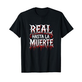 Llego El Boricua Real Hasta La Muerte T-Shirt - Unisex-Adults, Black, Small
