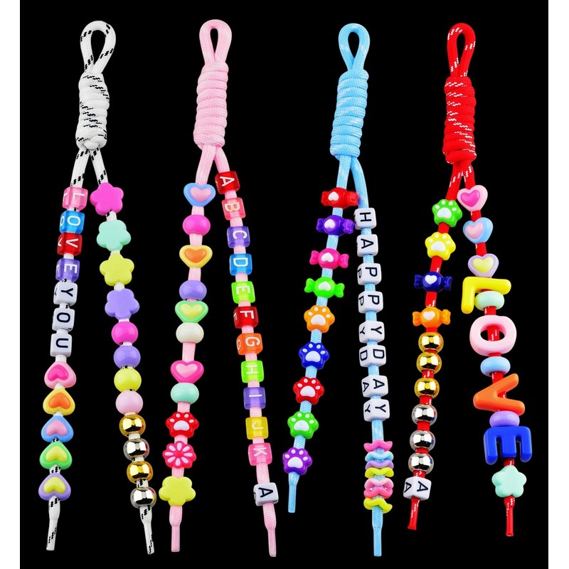 Large Hole Beads for Keychains 100pcs Chunky Beads Paracord Bag