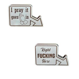 8 Ball Pocket Marker,Wooden Spoof Billiard Table Top Ornament,Funny Wooden Pool Table Decoration Sign with Hilarious Words,Unique Gifts Mini Billiards Game Accessories (2Pcs)