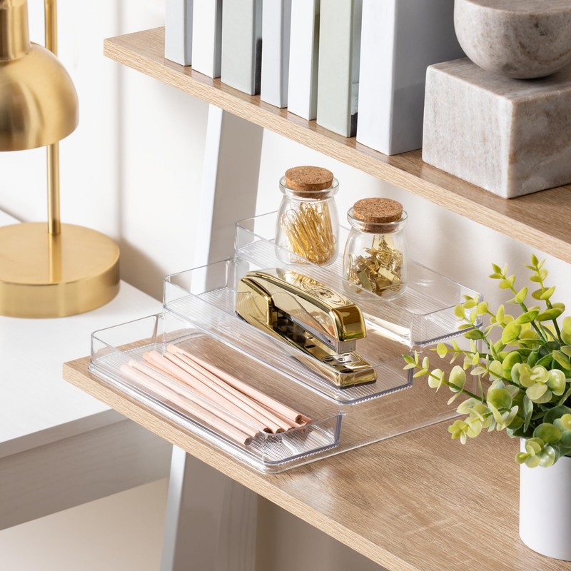 InterDesign 2 Spice Rack Linus Stadium, Clear