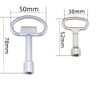 5 PCS Multi-Functional Utility Key Plumbers Tool Set, Square Triangle