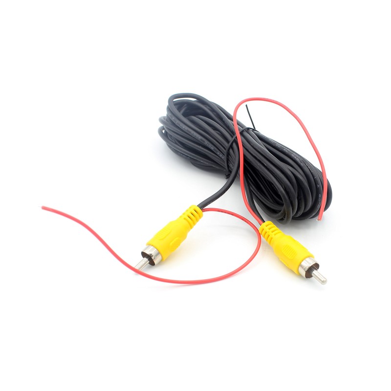 LoongGate Car Backup Camera RCA Video Cable - Reverse Rear