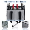 LUILANC Bottle Wine Carrier Collapsible 12 Bottle Storage Box Reusable