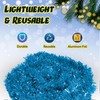 Ice Blue Christmas Garland 2M - Thick and Thin Xmas