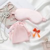CE-02 Silk Sleep Eyepatch Soft sleep eyepatch 00PK-Pink 2ea