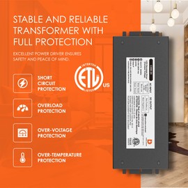 24V DC LED Driver 200W - Quiet Electronic LED Driver 24v DC Power Supply Transformer - Dimmable LED Driver, LED Power Supply Ideal for LED Strip Lights – Dysmio