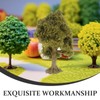 Toddmomy Wire Flower Tree Model Miniature Diorama Trees Fake Micro