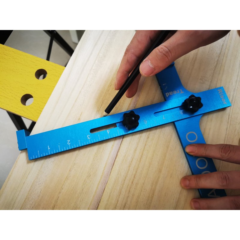 Stair Stringers Cutting Layout Tool