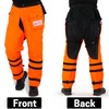 ZELARMAN Chainsaw Chaps, 8 Layer Protective Apron Wrap with Adjustable