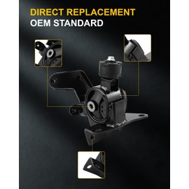 OCPTY 4PC Engine Motor & Transmission Mount Kit Compatible for 2009-2013 for Toyota for Corolla 1.8L # A62015 A62022 A62023 A62027