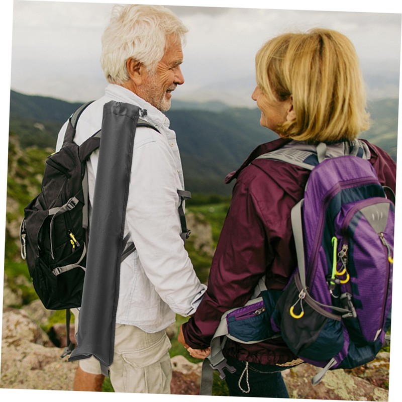 Kisangel Hiking Pole Bag Oxford Storage Soft Carry Straps Compact