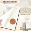 Senshuomy A5 Notebook,Hardback Note Book,2025 Diary,PU Leather Journal Notepad with