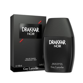 Guy Laroche Drakkar Noir, Iconic Designer Fragrance, Intense & Powerful Eau de Toilette, Fougere Blend & Aromatic Spices, Long Lasting Mens Cologne, Day and Evening Scent, 3.4 Fl. Oz.