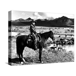 ART.COM Stretched Canvas Print Red River, Montgomery Clift, 1948, 16" x 12"