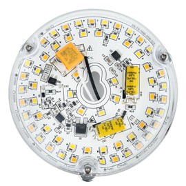 HAOLEDI 4" 20W LED Ceiling Fan Light Retrofit Kit, Ceiling Light Retrofit Engine, LED Ceiling Flush Light Retrofit PCB, 3CCT 3000K/4000K/5000K, 120V, 2400LM, CRI90, Dimmable, ETL Listed