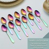 Kyraton Rainbow Teaspoons 12 Pieces 14 cm Stainless Steel Colourful