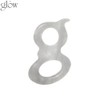 GLOW Natural Rock Quartz Detox GuaSha 1ea
