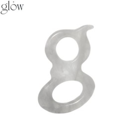 GLOW Natural Rock Quartz Detox GuaSha 1ea