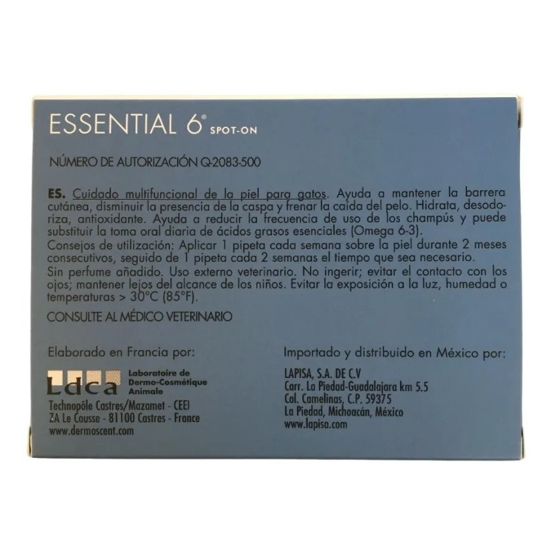 Pack X 2 Essential 6 Spot-on Gatos Ácidos Grasos