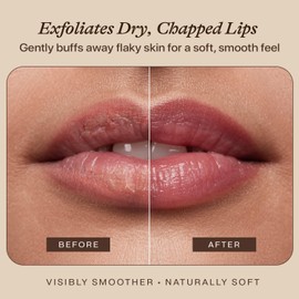 Lip Scrub, Berry Flavor - Organic Exfoliating Sugar Scrubs, Exfoliator for Chapped Dry Lips, Moisturizes With Fresh, Lush Natural Ingredients; Best Before Balm; for Men and Women (1 Container)