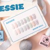 Bessie Besi Gel Snowball Glitter Nail 8 Piece Set /