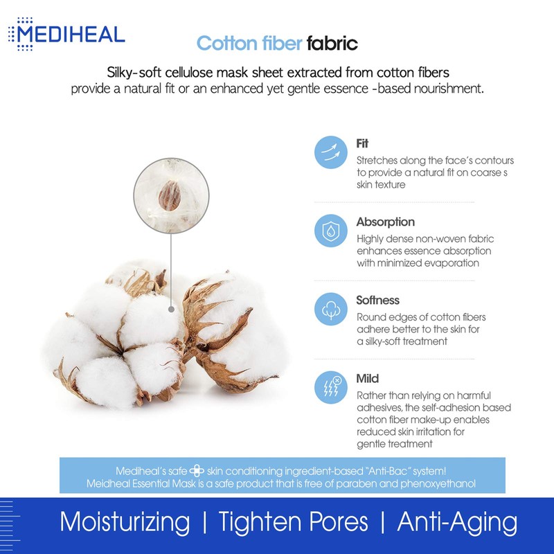 MEDIHEAL NMF Aquaring Ampoule Mask Face Facial Sheet Skin Care