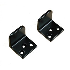 Gate Stops (Sold as Pair) Heavy Duty, Solid Forged Iron, Black