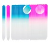 SIUSIO 40 Pack Professional Czech Crystal Glass Nail Files Double