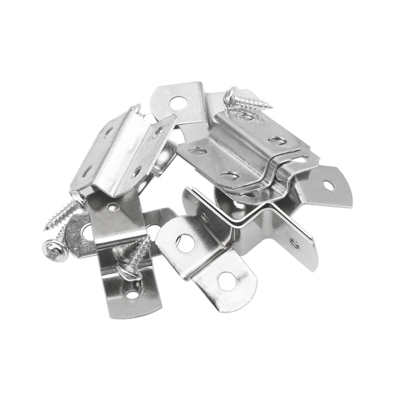 Rrina 60Pcs Offset Canvas Clips with Screws Heavy Duty Picture