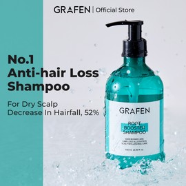 GRAFEN [GRAFEN] Root Booster Shampoo 500ml· anti hair loss shampoo · anti dandruff shampoo · hair growth · shampoo rambut gugur dan lebatkan rambut · anti hair fall shampoo · hair loss shampoo · 洗发水 · grafen shampoo · hair scalp · hair fall shampoo