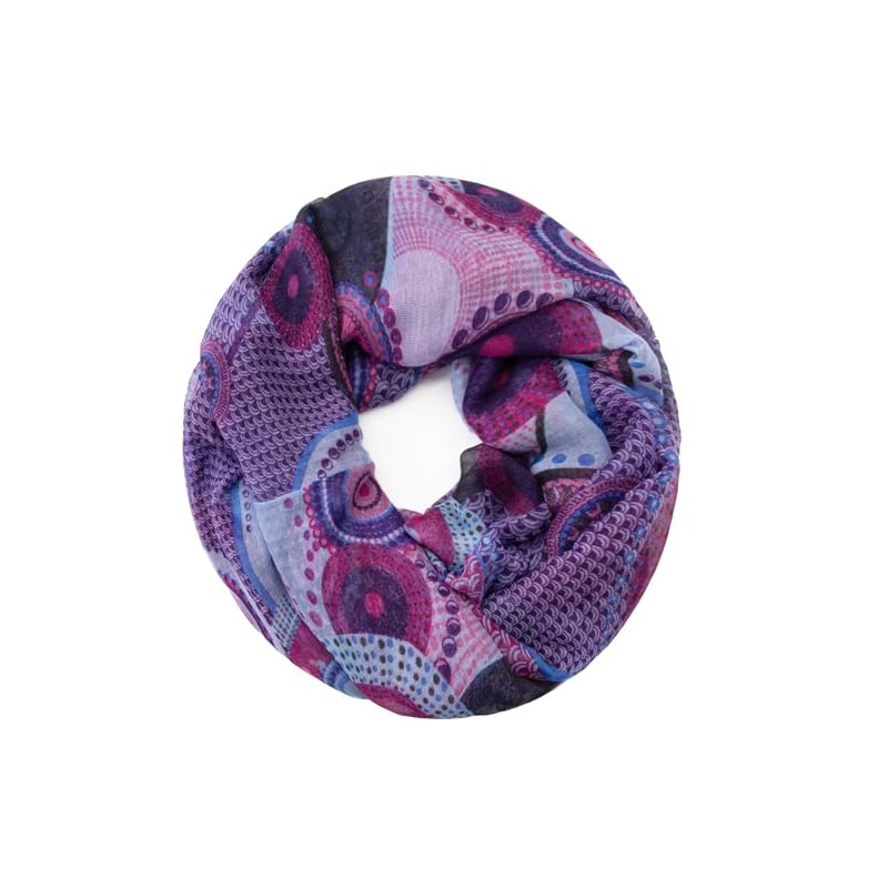 Glamexx24 Women's Loop Scarf, Basic Tube Scarf, Neckerchief, Lightweight Round
