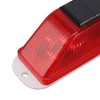 2pcs Solar Strobe Warning Light Waterproof Light Control High Bright