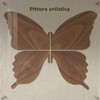 6 pezzi di pannello in legno di noce, pannello non