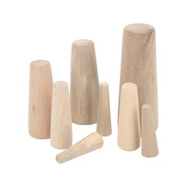 Soft Wood Plugs Wood Log 10pcs Marine Tapered Thru Hull Emergency Soft Wood Plugs Drain Plug for Boat Yacht Emergency Wooden Plug