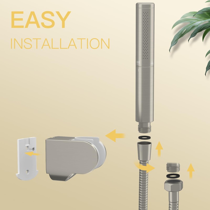 BESy Brass 2 In 1 Function Handheld Shower Head Set