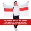Large England Flag 5X3FT With Sleeve Wearable St George For
