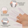 100Pcs Cotton Finger Cots,Finger Bandages Tubular,Thumb Protector,Finger Covers for Flexible