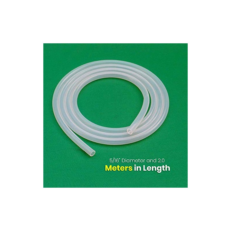 HealthAndYoga™ Enema Supplies - Silicone Hose - 2 Meter
