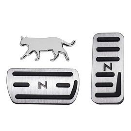 MAZERO Aluminum Pedal for Honda N-BOX JF1-JF4 N-WGN JH1-JH4 N-ONE JG1-JG4 N-VAN JJ1 JJ2 Dedicated Pedal Accessory HONDA N Series Pedal Cover Interior Custom Parts Dress Up Accelerator Pedal Brake