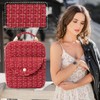 APLUFINE - Funda de libro de tweed con cierre, elegante