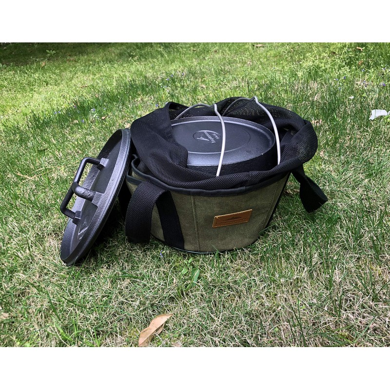 Camping Moon DO-28BK Dutch Oven Case, Canvas, 10 Inch Dutch