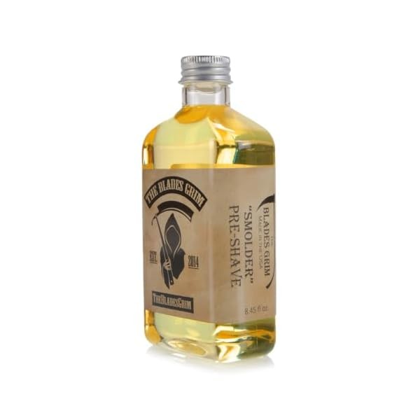 – Pre-Shave Oil, Handmade in the USA (Smolder, 8.45oz)