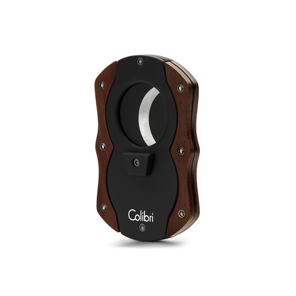 Colibri Cut - Doppel-Guillotine - Zigarrenschneider - Schwarz mit roten