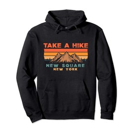 New York Vintage Take A Hike New Square Moutain Pullover Hoodie