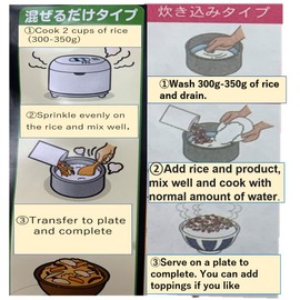 Seasoning rice with vegetables and CHIRIMEN 6.7 oz.You can do it just by mixing it with freshly cooked rice.