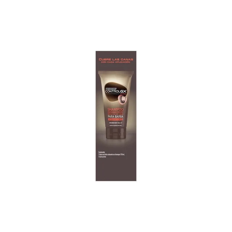 Just For Men Shampoo Desvanecedor Control Gx Barba 2-pack
