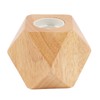 Wooden Diamond Lamp Base E27 Socket Modern Small Wood Table