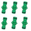 Weforu Double Male Connectors. 6 Pack 1/2 Inch Quick-Connector Snap-Fit