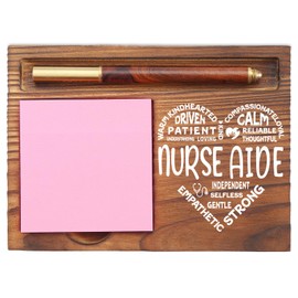Nurse Aide Gifts, Appreciation Gifts for Nurse Aide, Thank You Gifts for Nursing Assistant Squad Hospital Front Desk Med School Nurse Aide Graduation Gifts Desk Self-Stick Note Pad Holders EDP19